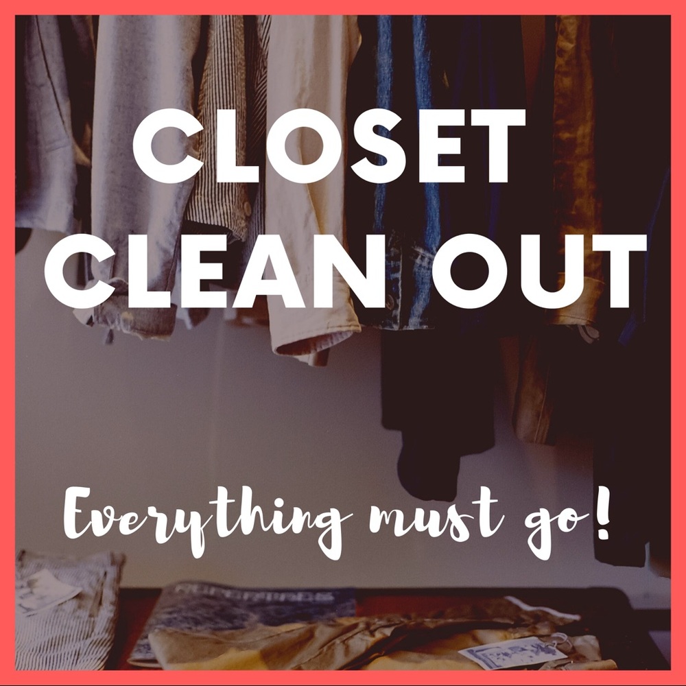 CLOSET CLEAN OUT!